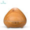 300ML Essential Oil Diffuser Cool Mist Wood Grain Aromatheraply Humidifier With Led Light